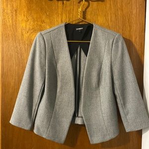 Express polyester and rayon blend blazer